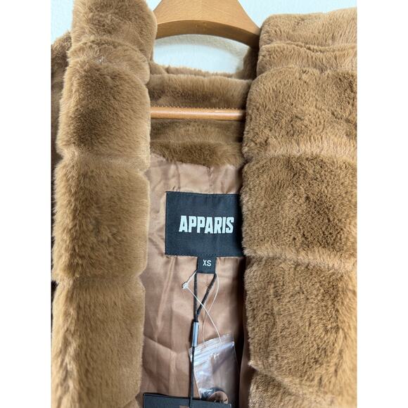 Apparis Goldy faux fur coat new - Picture 6 of 6